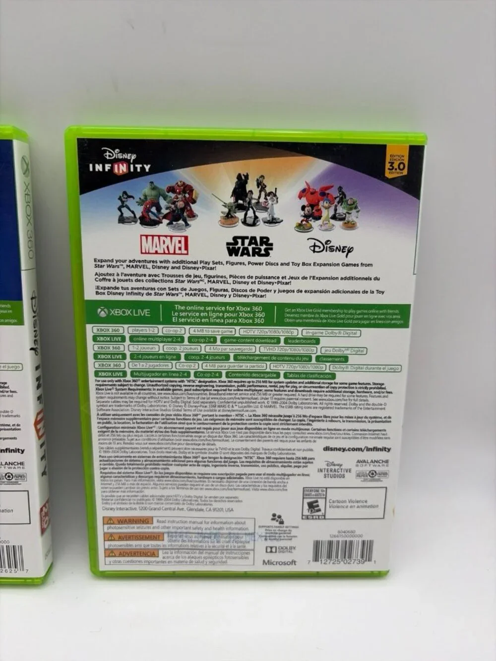 Disney Infinity Bundle 1.0 2.0 3.0  Xbox 360 Tested working